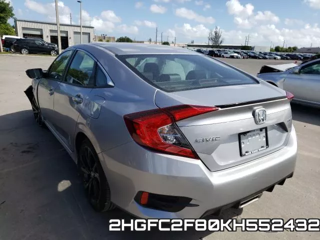 2HGFC2F80KH552432 фото 4