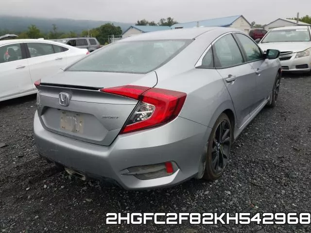 2HGFC2F82KH542968 фото 5