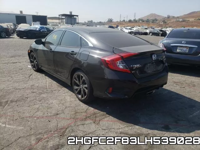 2HGFC2F83LH539028 фото 4