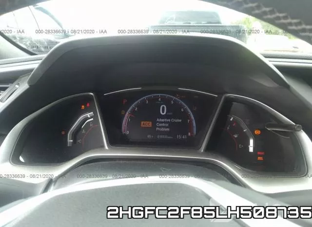 2HGFC2F85LH508735 фото 8