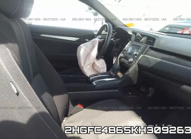2HGFC4B65KH309263 фото 6