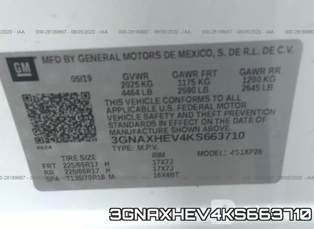 3GNAXHEV4KS663710 фото 10