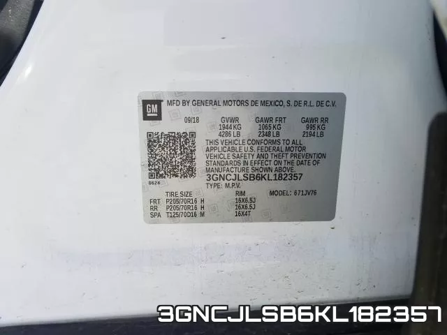 3GNCJLSB6KL182357 фото 2
