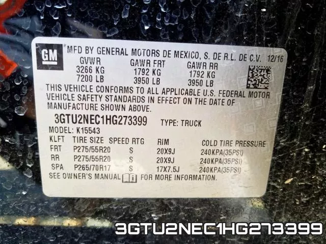 3GTU2NEC1HG273399 фото 2