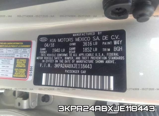 3KPA24ABXJE118443 фото 10