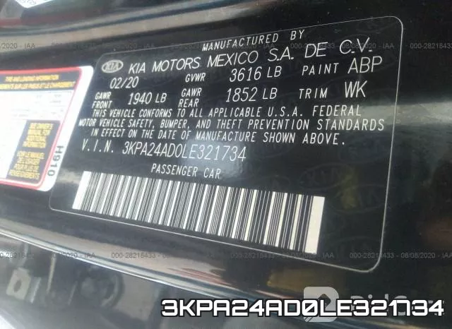 3KPA24AD0LE321734 фото 10