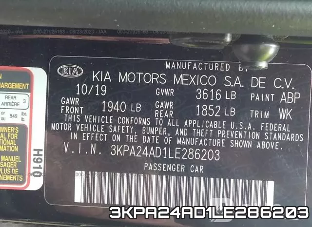 3KPA24AD1LE286203 фото 10