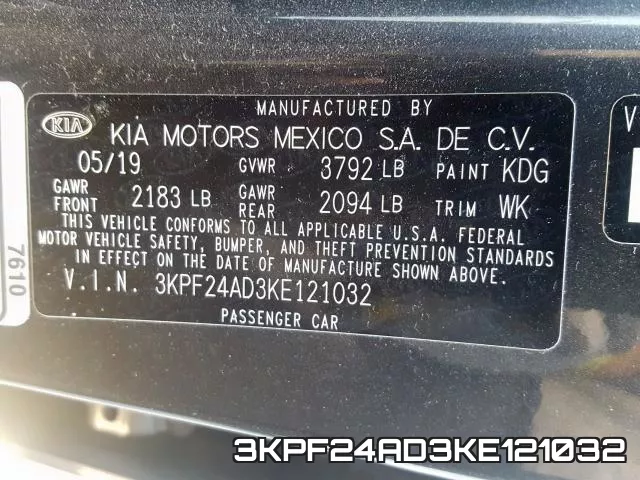 3KPF24AD3KE121032 фото 2