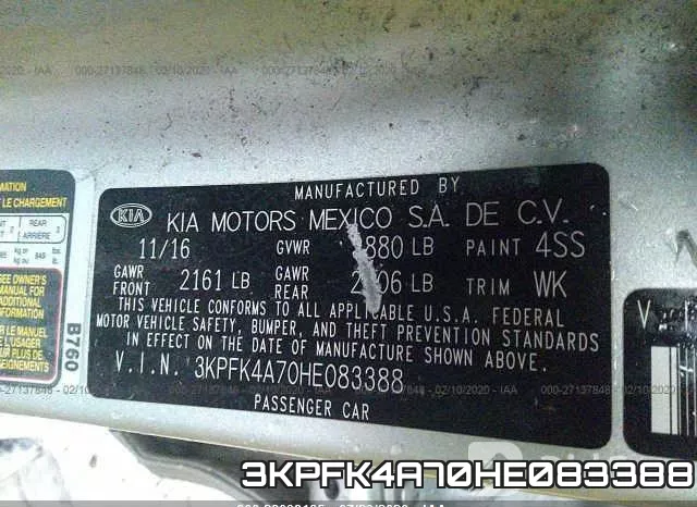 3KPFK4A70HE083388 фото 10