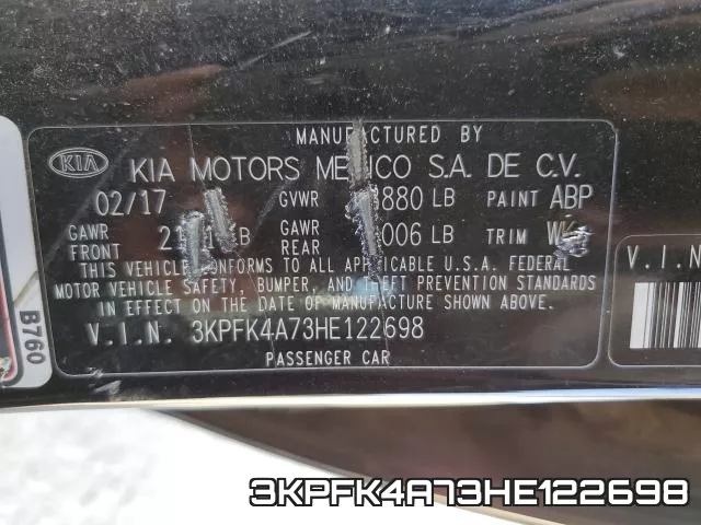 3KPFK4A73HE122698 фото 2
