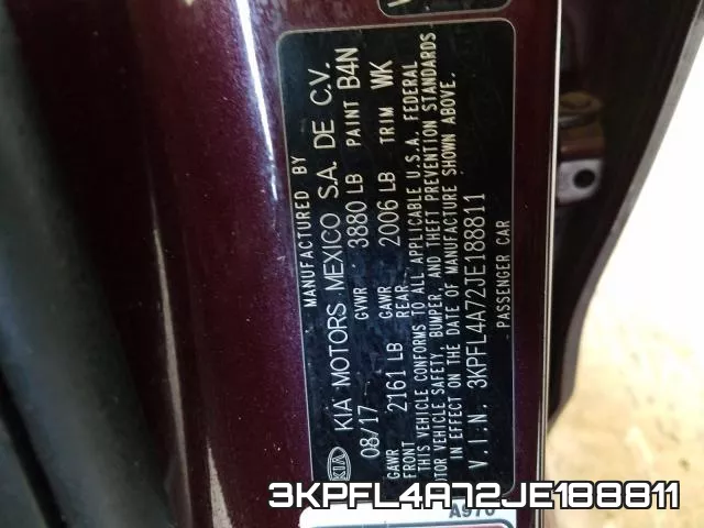 3KPFL4A72JE188811 фото 2