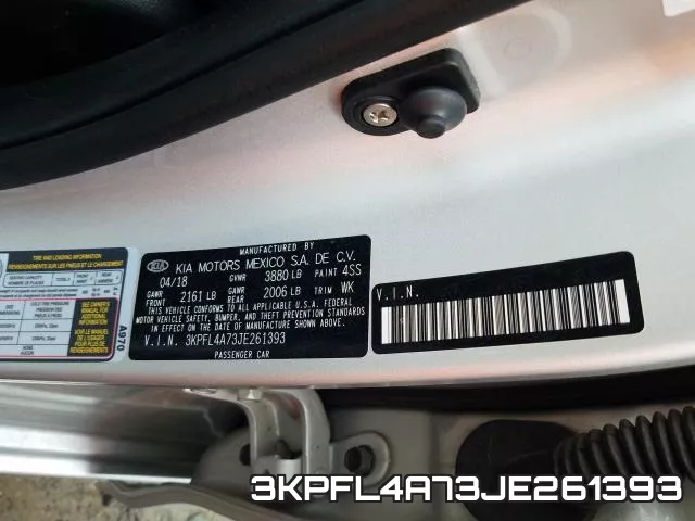 3KPFL4A73JE261393 фото 2