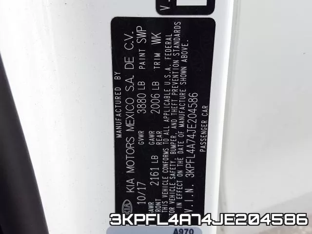 3KPFL4A74JE204586 фото 2