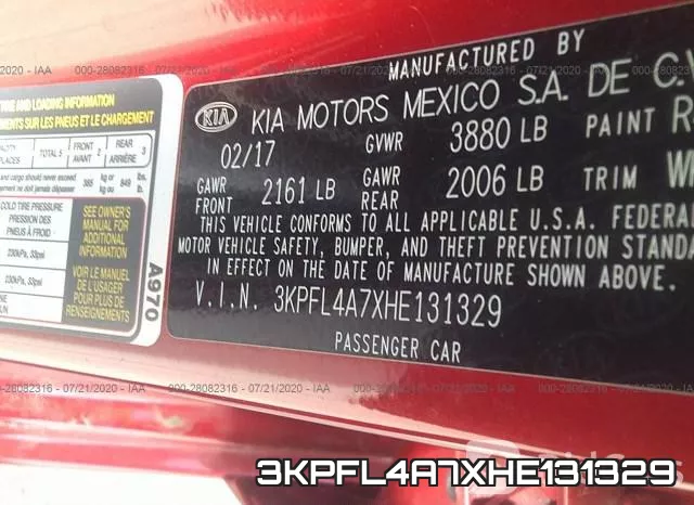 3KPFL4A7XHE131329 фото 10