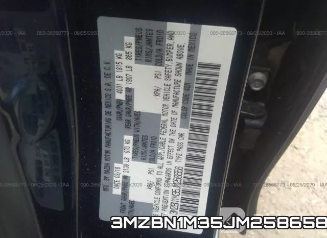 3MZBN1M35JM258658 фото 10