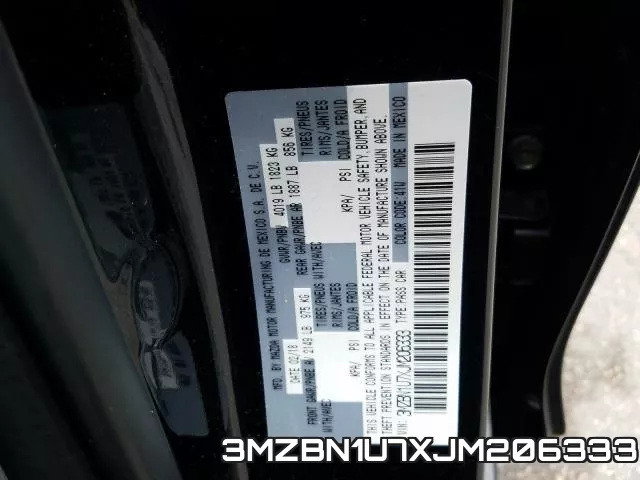 3MZBN1U7XJM206333 фото 2