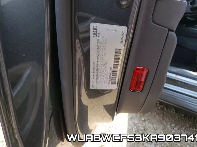 WUABWCF53KA903741 фото 2