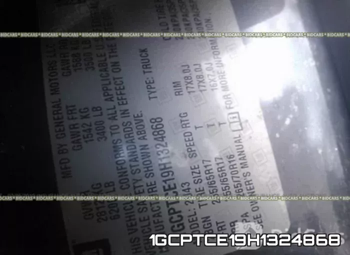1GCPTCE19H1324868 фото 10