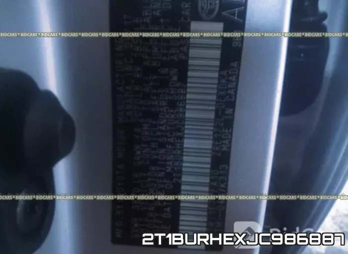 2T1BURHEXJC986887 фото 10