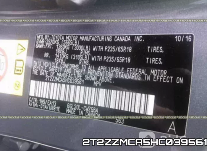 2T2ZZMCA5HC039561 фото 10
