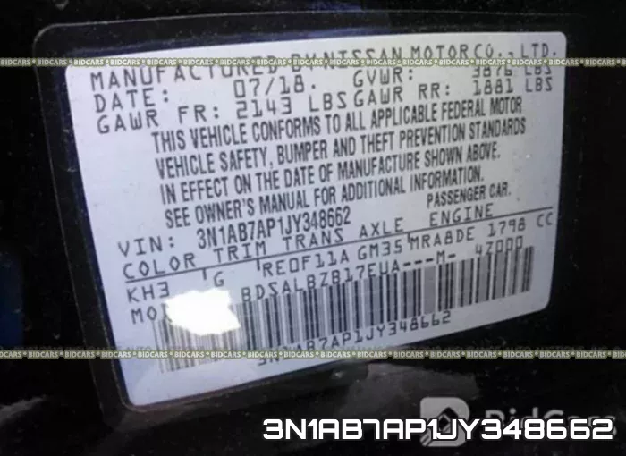 3N1AB7AP1JY348662 фото 10