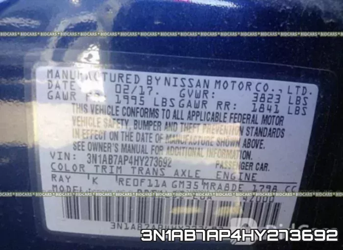 3N1AB7AP4HY273692 фото 10