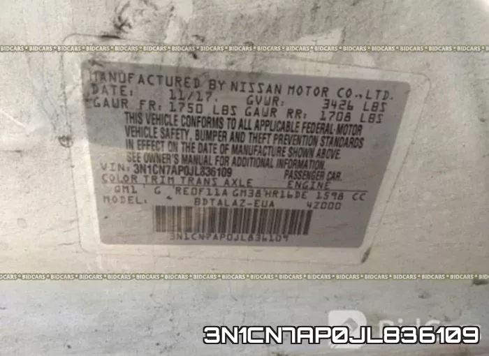 3N1CN7AP0JL836109 фото 10