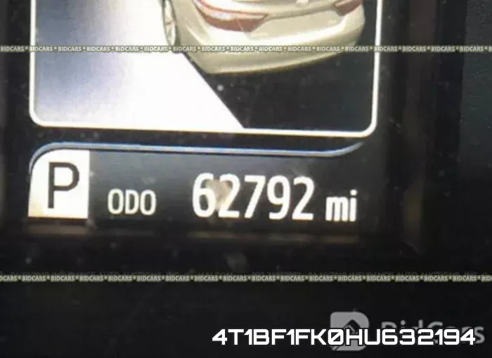 4T1BF1FK0HU632194 фото 8