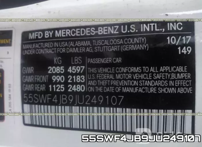55SWF4JB9JU249107 фото 10