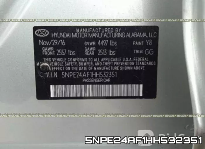5NPE24AF1HH532351 фото 10