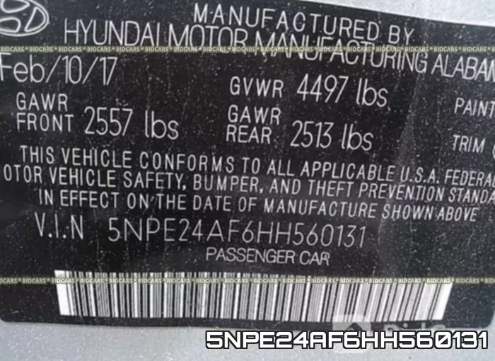 5NPE24AF6HH560131 фото 10