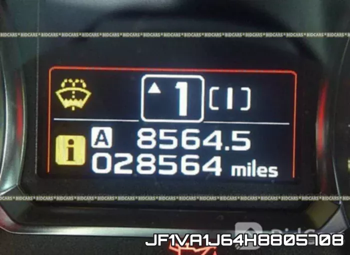 JF1VA1J64H8805708 фото 8