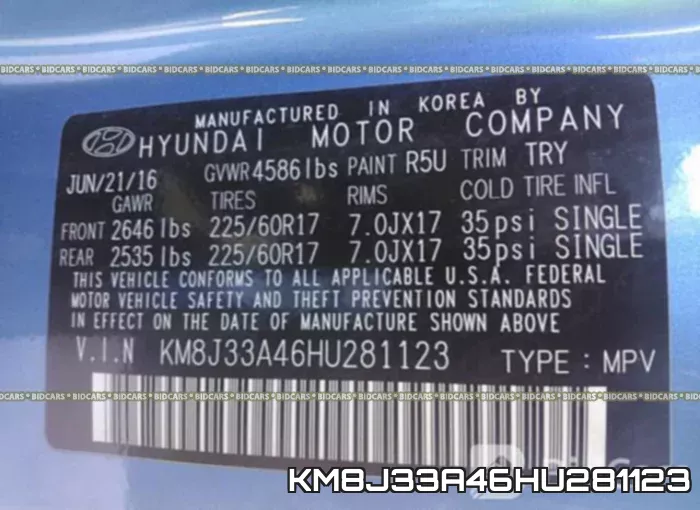 KM8J33A46HU281123 фото 10
