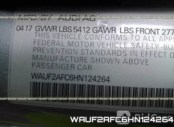 WAUF2AFC6HN124264 фото 10