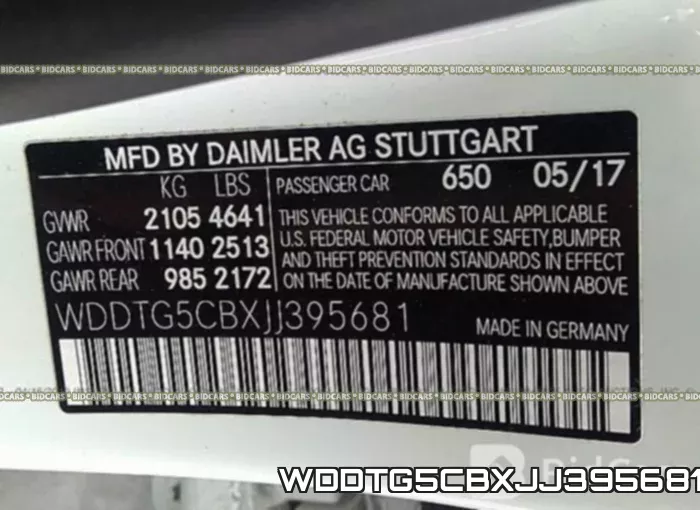 WDDTG5CBXJJ395681 фото 10