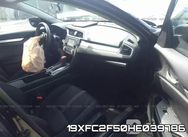 19XFC2F50HE039786 фото 6