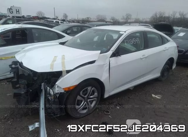 19XFC2F52JE204369 фото 3