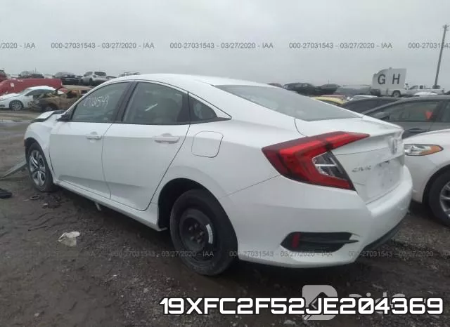 19XFC2F52JE204369 фото 4