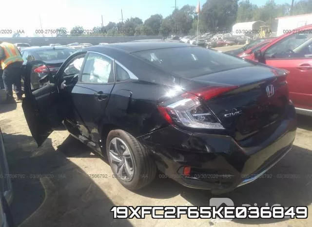19XFC2F65KE036849 фото 4