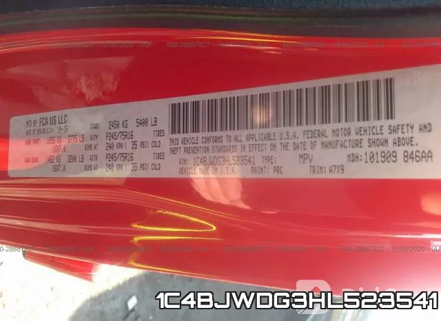 1C4BJWDG3HL523541 фото 10