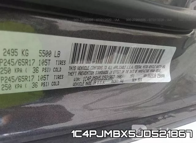 1C4PJMBX5JD521867 фото 10