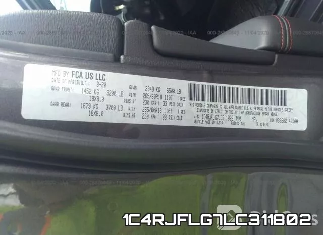1C4RJFLG7LC311802 фото 10