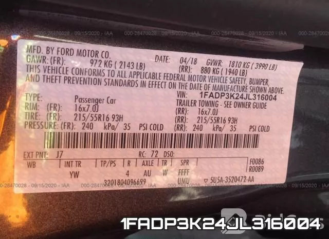 1FADP3K24JL316004 фото 10