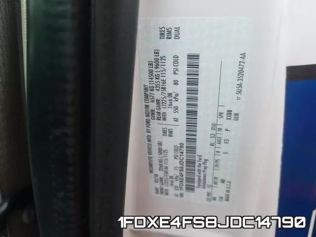 1FDXE4FS8JDC14790 фото 2