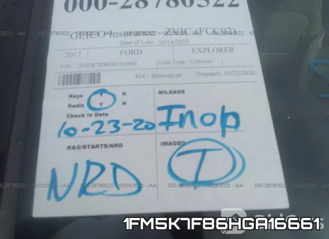 1FM5K7F86HGA16661 фото 8