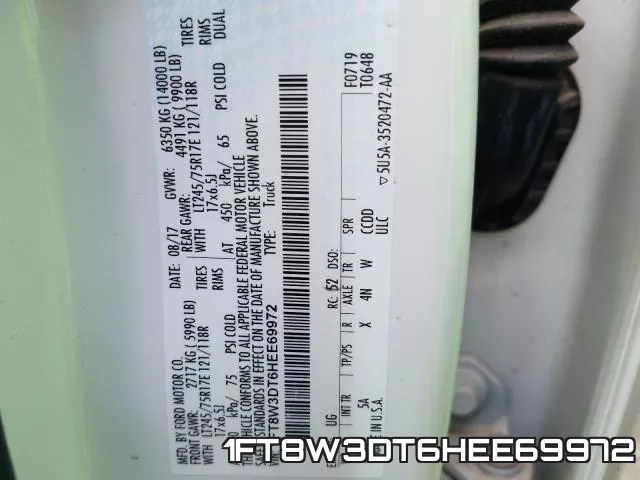 1FT8W3DT6HEE69972 фото 2