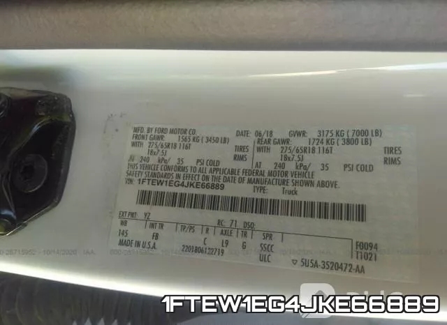 1FTEW1EG4JKE66889 фото 10