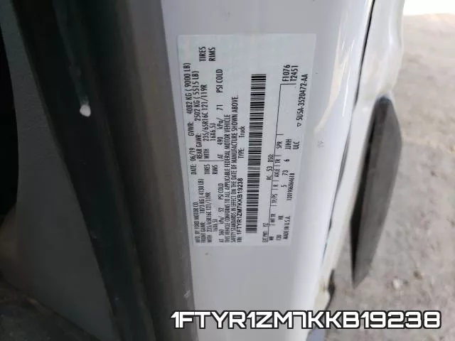 1FTYR1ZM7KKB19238 фото 2