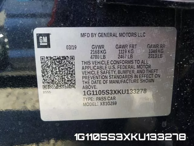 1G1105S3XKU133278 фото 2