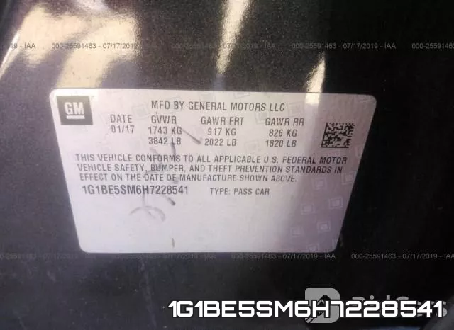 1G1BE5SM6H7228541 фото 10